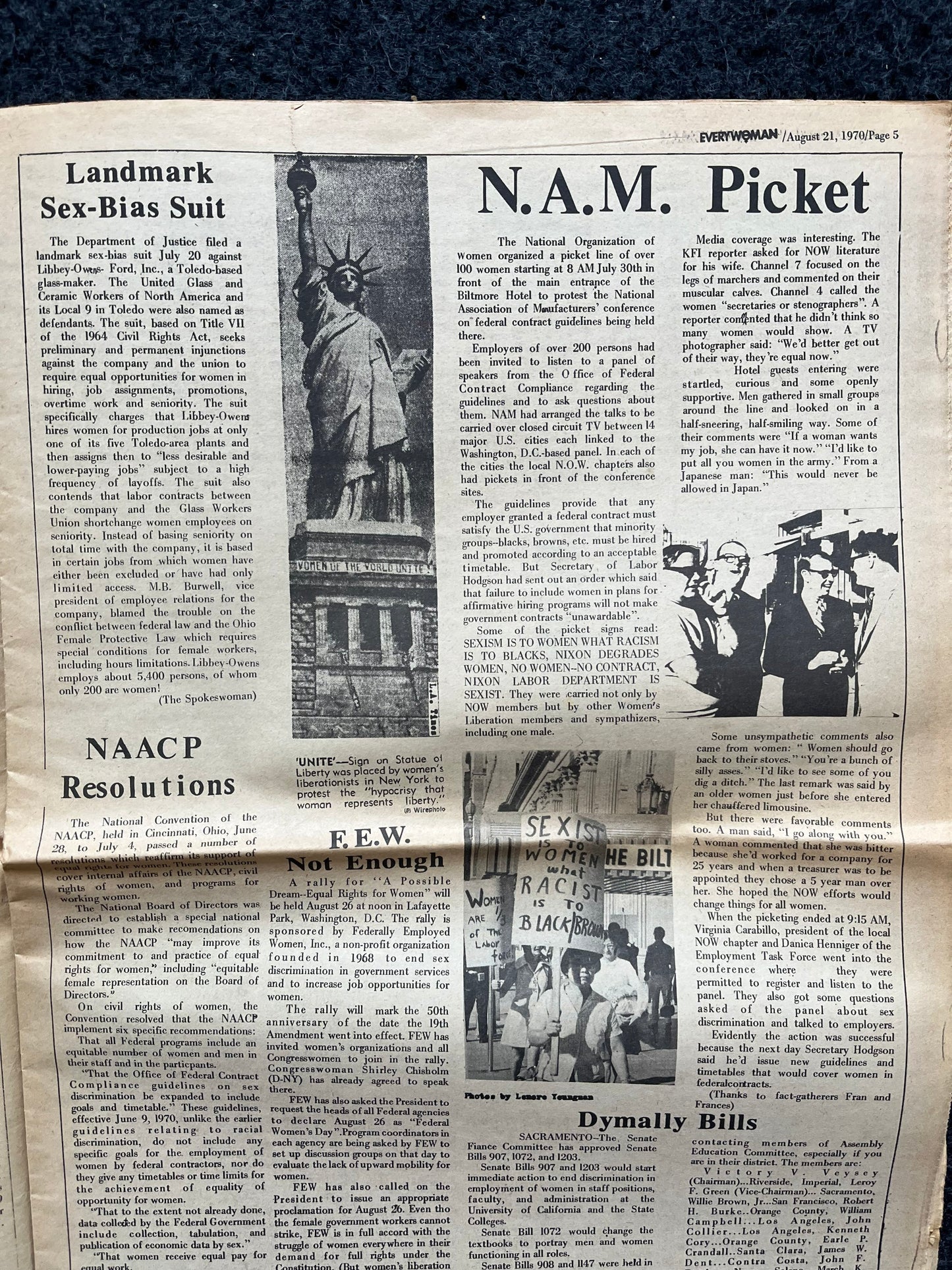 Vintage 1970s Feminist Newspaper, Everywoman 2nd Wave Feminism, LGBT Memorabilia, Feminist Gifts, Female Empowerment, Gifts for Women, Women