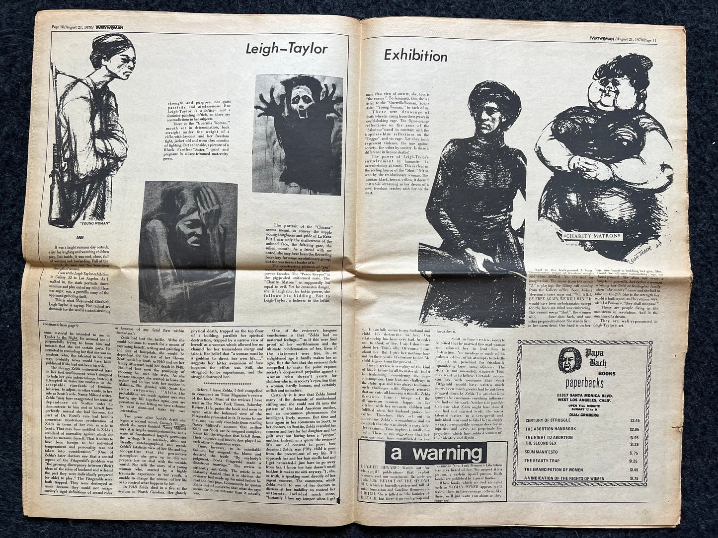 Vintage 1970s Feminist Newspaper, Everywoman 2nd Wave Feminism, LGBT Memorabilia, Feminist Gifts, Female Empowerment, Gifts for Women, Women