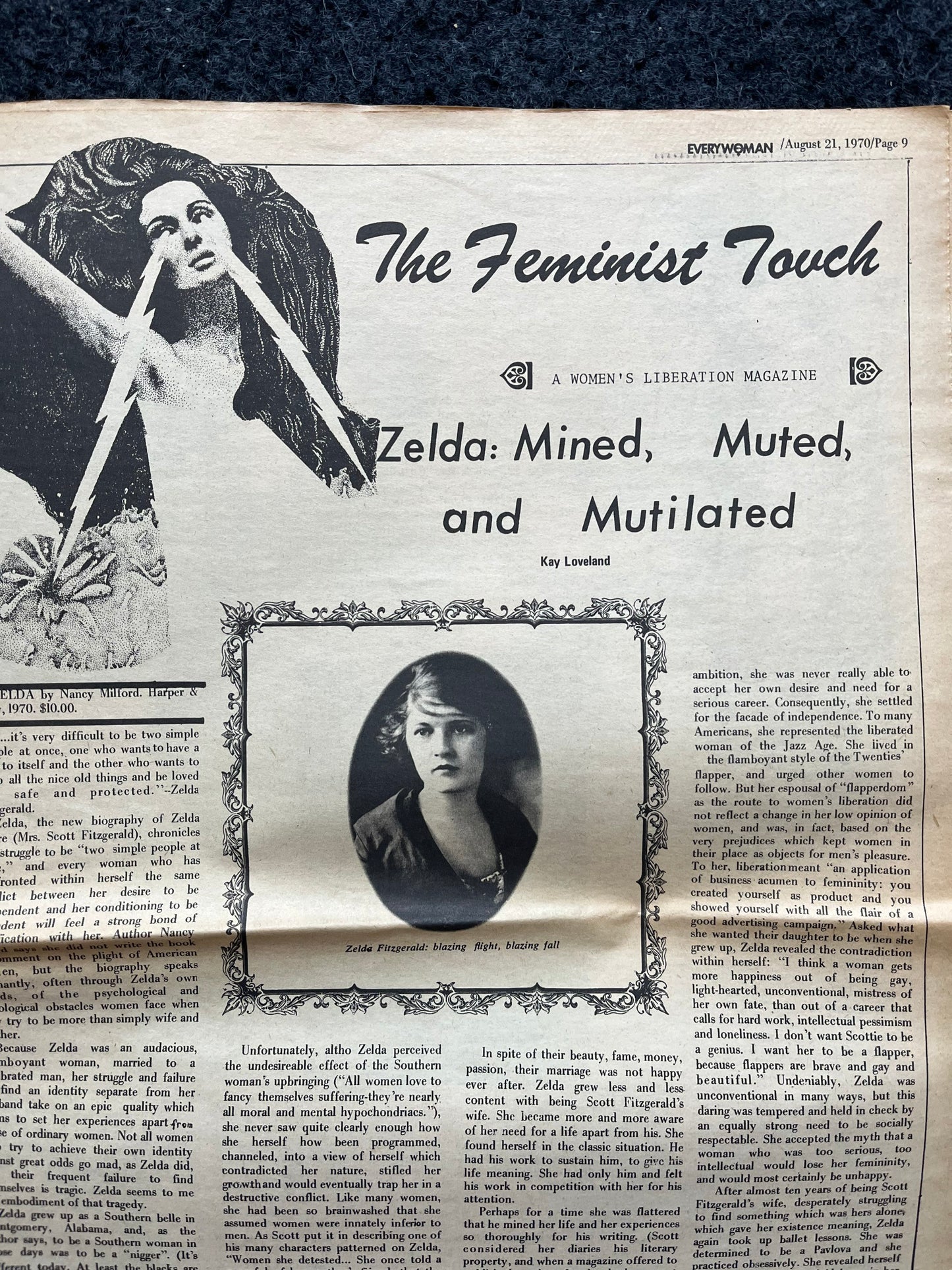Vintage 1970s Feminist Newspaper, Everywoman 2nd Wave Feminism, LGBT Memorabilia, Feminist Gifts, Female Empowerment, Gifts for Women, Women
