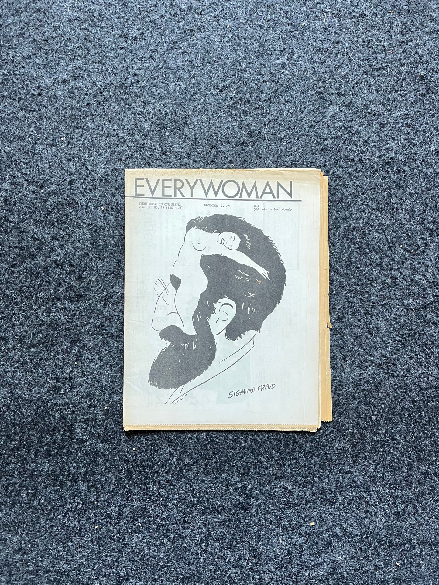 Vintage 1970s Feminist Newspaper, Everywoman 2nd Wave Feminism, LGBT Memorabilia, Feminist Gifts, Female Empowerment, Gifts for Women, Women