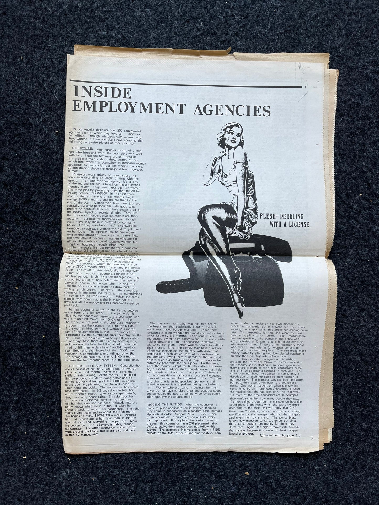 Vintage 1970s Feminist Newspaper, Everywoman 2nd Wave Feminism, LGBT Memorabilia, Feminist Gifts, Female Empowerment, Gifts for Women, Women