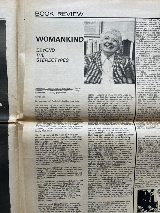 Vintage 1970s Feminist Newspaper, Everywoman 2nd Wave Feminism, LGBT Memorabilia, Feminist Gifts, Female Empowerment, Gifts for Women, Women