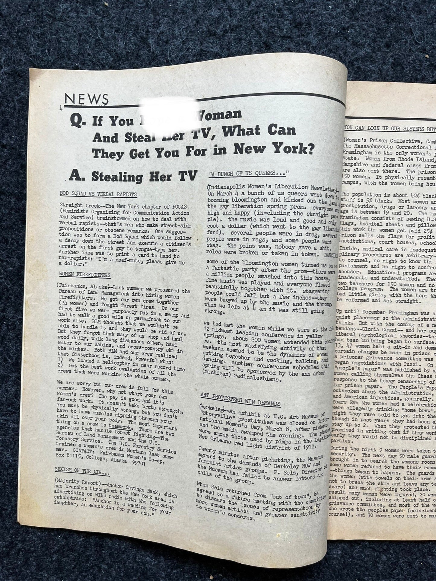 Vintage 1970s Feminist Newspaper, Everywoman 2nd Wave Feminism, LGBT Memorabilia, Feminist Gifts, Female Empowerment, Gifts for Women, Women