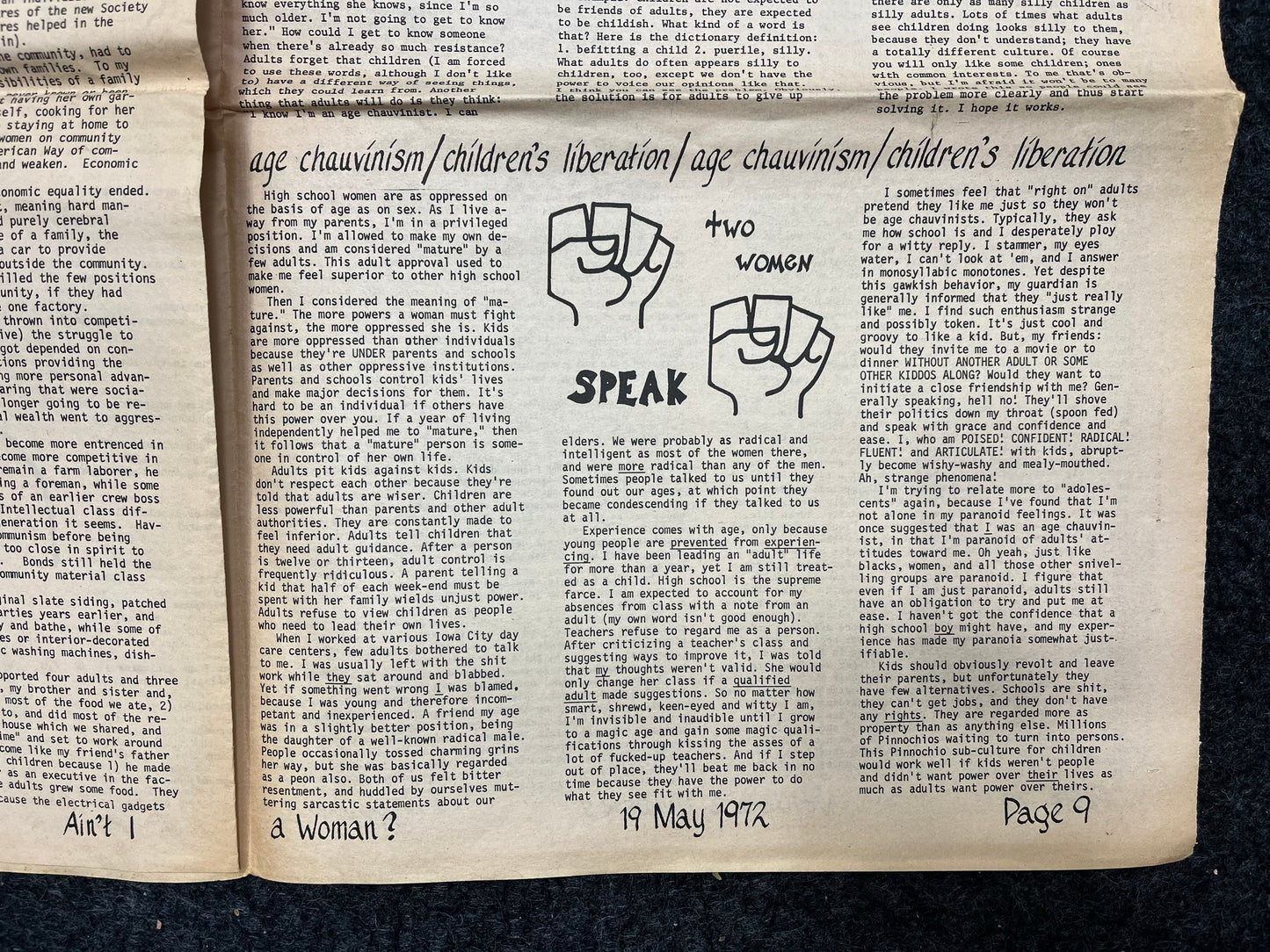 Vintage 1970s Feminist Newspaper, Everywoman 2nd Wave Feminism, LGBT Memorabilia, Feminist Gifts, Female Empowerment, Gifts for Women, Women