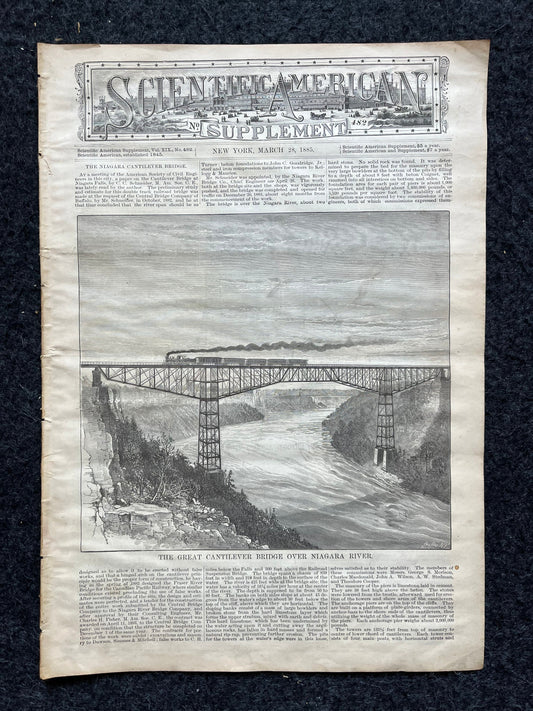1800s Railroad Train Collectible, Engineering Gifts, Scientific America, Science Education Wall Decor Gifts, Medical Curios, Vintage