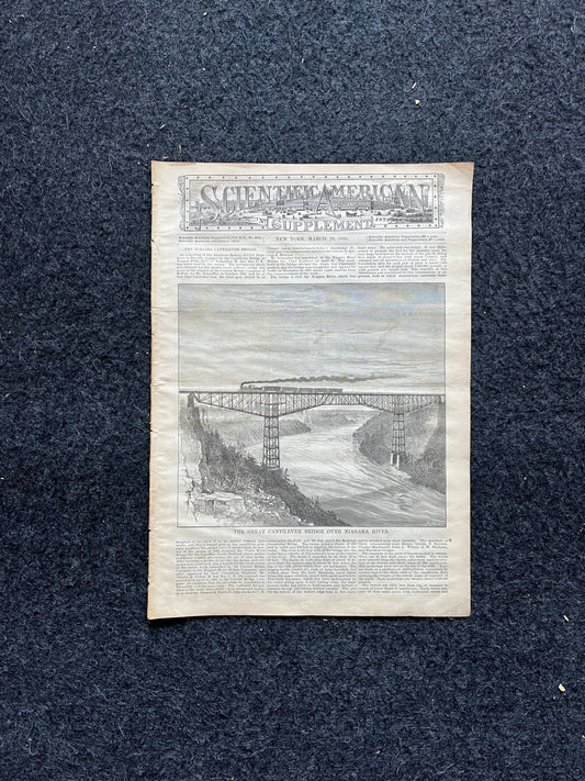 1800s Railroad Train Collectible, Engineering Gifts, Scientific America, Science Education Wall Decor Gifts, Medical Curios, Vintage