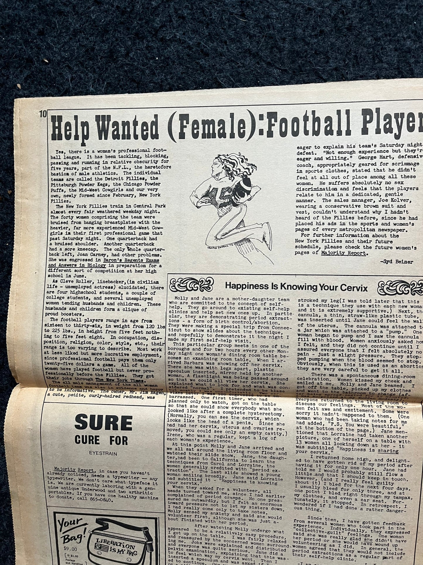 Vintage 1970s Feminist Newspaper, The Majority Report 2nd Wave Feminism, LGBT Memorabilia, Feminist Gifts, Female Empowerment, Gifts