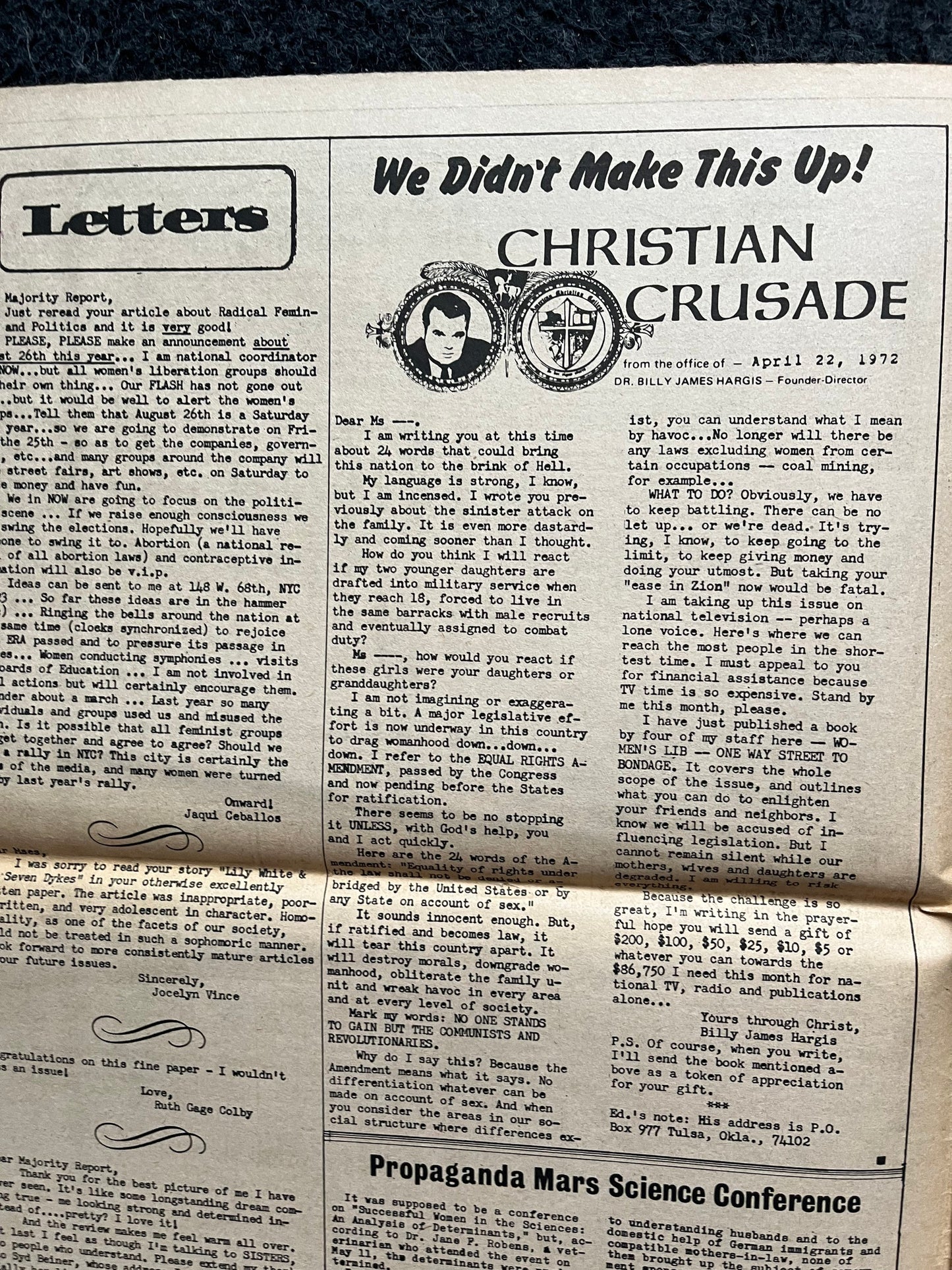 Vintage 1970s Feminist Newspaper, The Majority Report 2nd Wave Feminism, LGBT Memorabilia, Feminist Gifts, Female Empowerment, Gifts