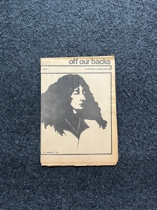 1970s Off Our Backs Feminist Newspaper