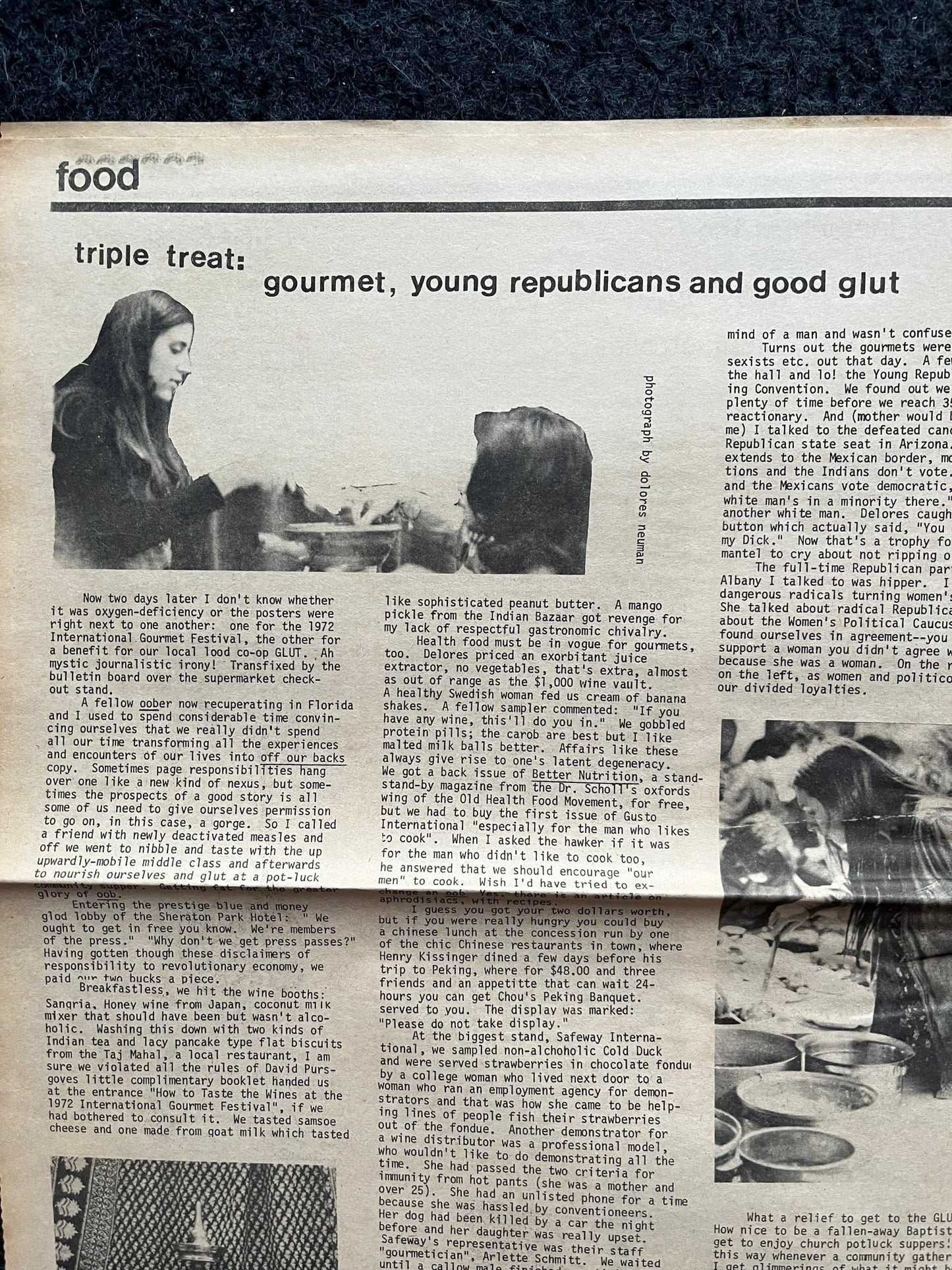 1970s Off Our Backs Feminist Newspaper