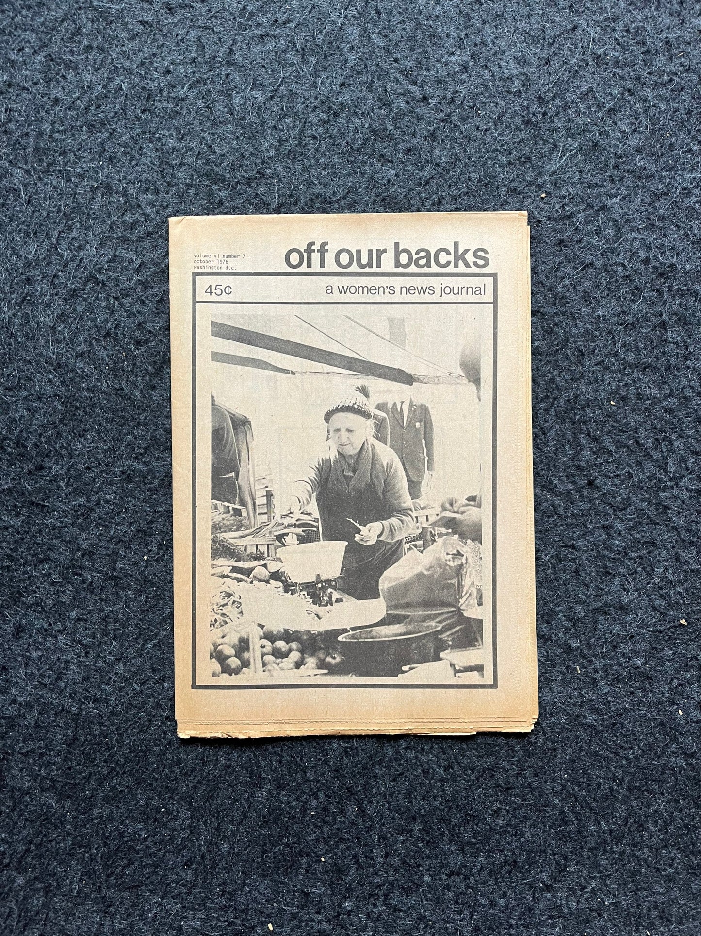 1970s Off Our Backs Feminist Newspaper, 2nd Wave Feminism, LGBT Memorabilia, Feminist Gifts, Female Empowerment, Gifts for Women, Womens