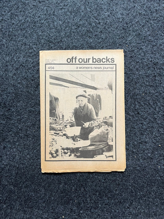 1970s Off Our Backs Feminist Newspaper, 2nd Wave Feminism, LGBT Memorabilia, Feminist Gifts, Female Empowerment, Gifts for Women, Womens