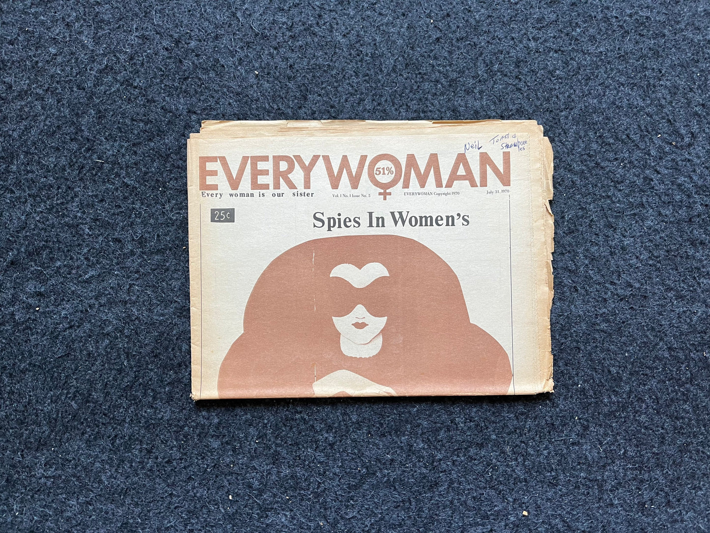 Vintage 1970s Feminist Newspaper, Everywoman 2nd Wave Feminism, LGBT Memorabilia, Feminist Gifts, Female Empowerment, Gifts for Women, Women