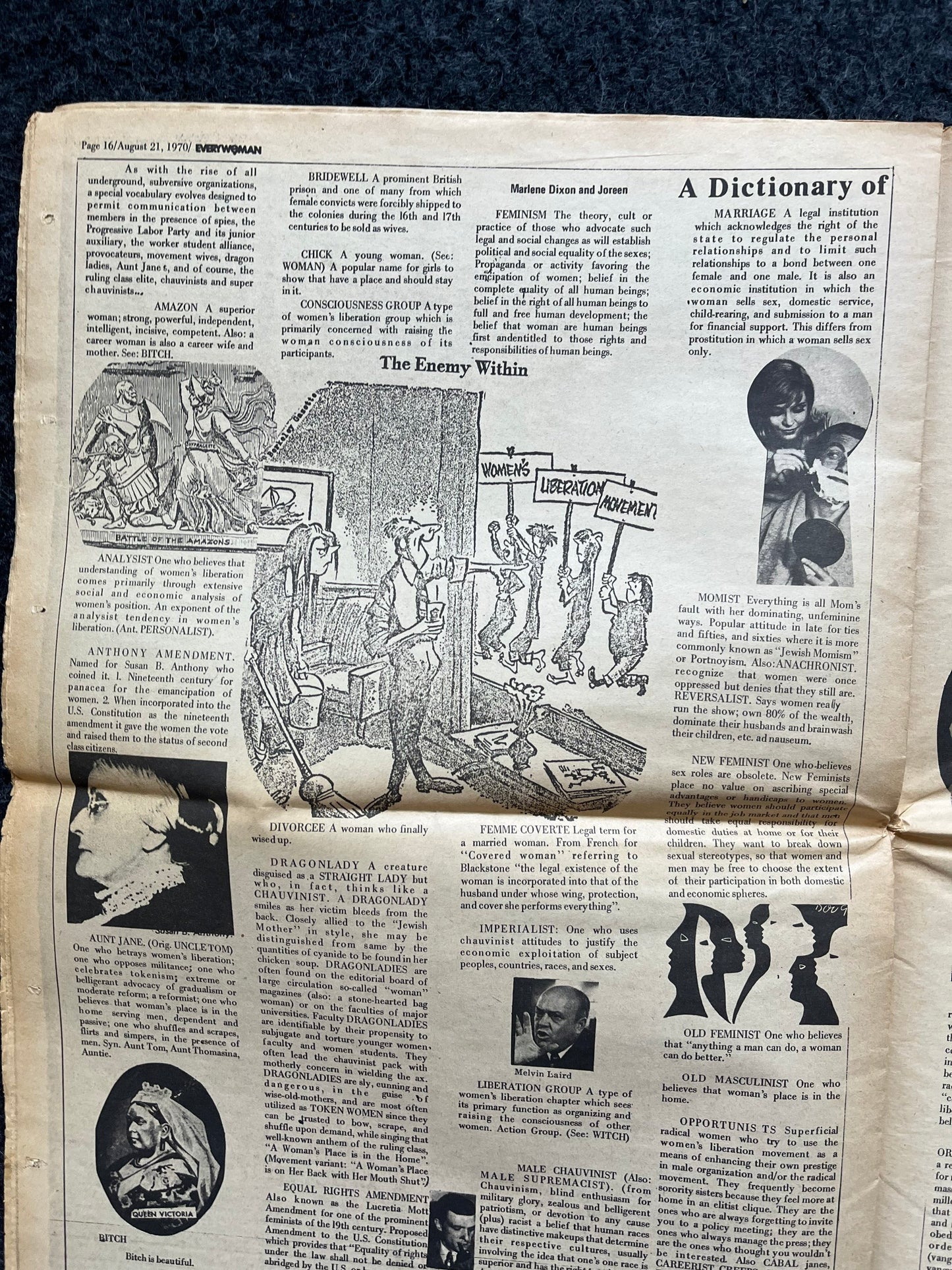 Vintage 1970s Feminist Newspaper, Everywoman 2nd Wave Feminism, LGBT Memorabilia, Feminist Gifts, Female Empowerment, Gifts for Women, Women