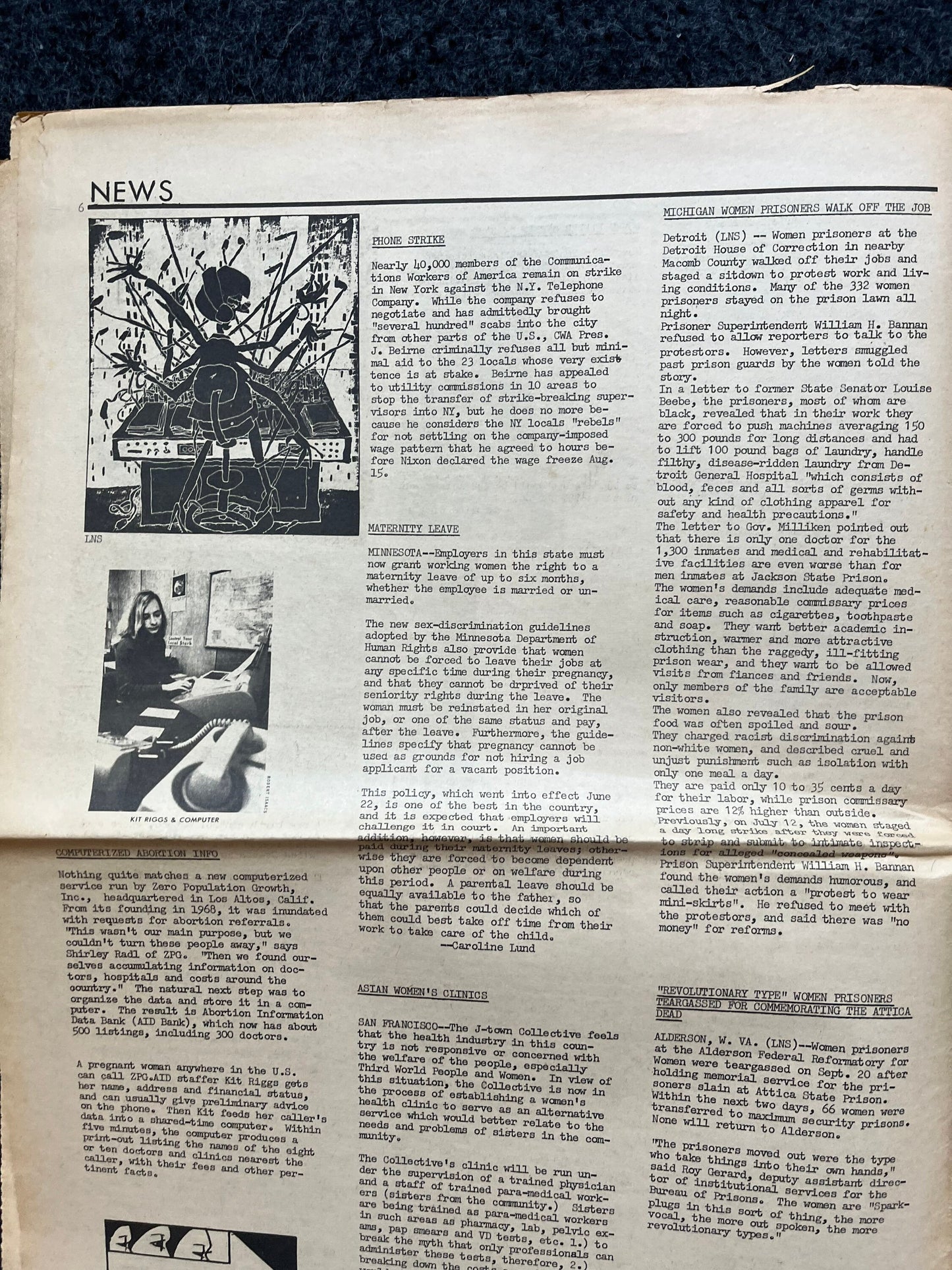 Vintage 1970s Feminist Newspaper, Everywoman 2nd Wave Feminism, LGBT Memorabilia, Feminist Gifts, Female Empowerment, Gifts for Women, Women
