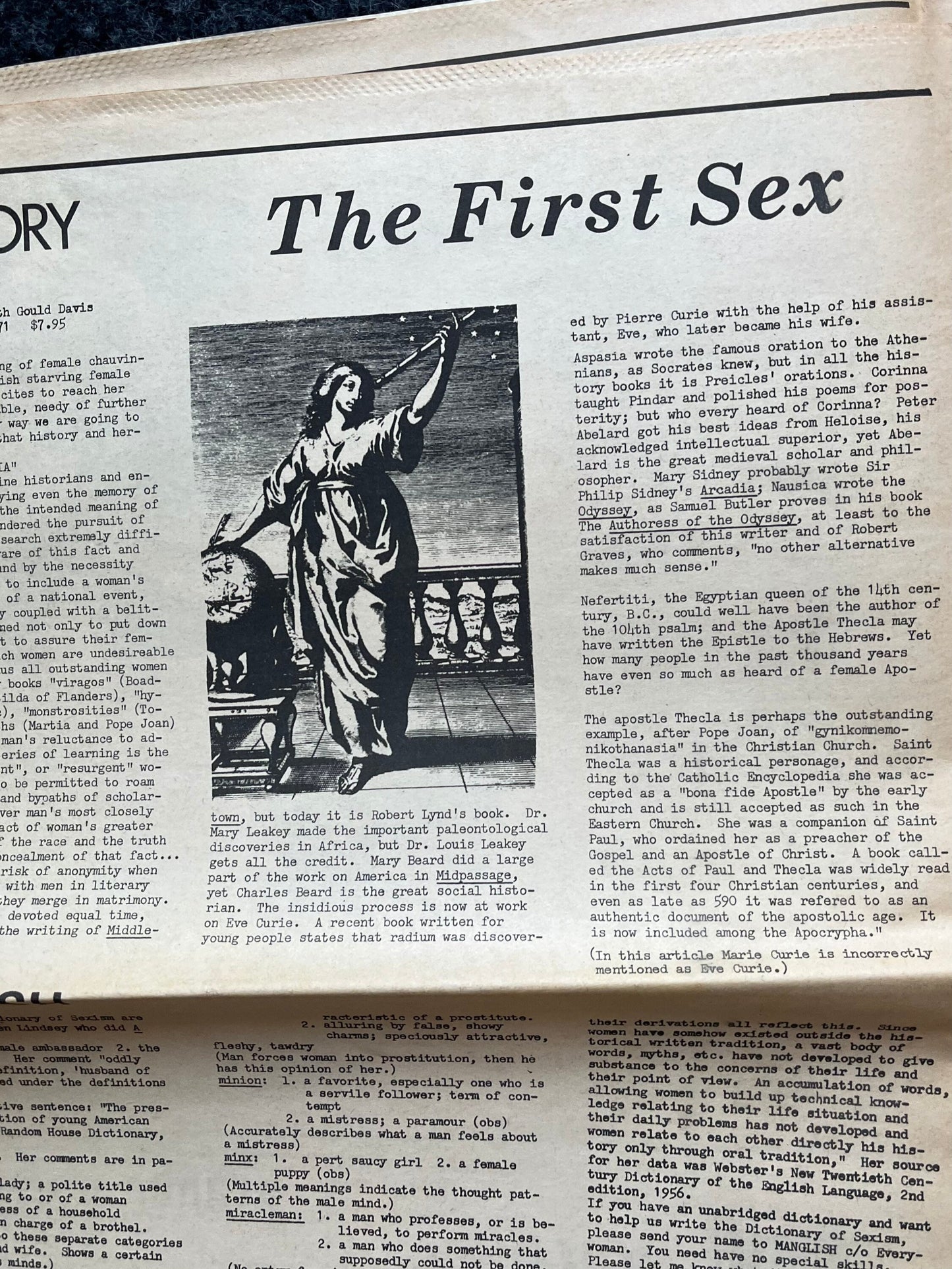 Vintage 1970s Feminist Newspaper, Everywoman 2nd Wave Feminism, LGBT Memorabilia, Feminist Gifts, Female Empowerment, Gifts for Women, Women