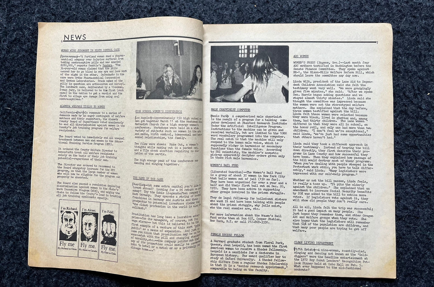 Vintage 1970s Feminist Newspaper, Everywoman 2nd Wave Feminism, LGBT Memorabilia, Feminist Gifts, Female Empowerment, Gifts for Women, Women