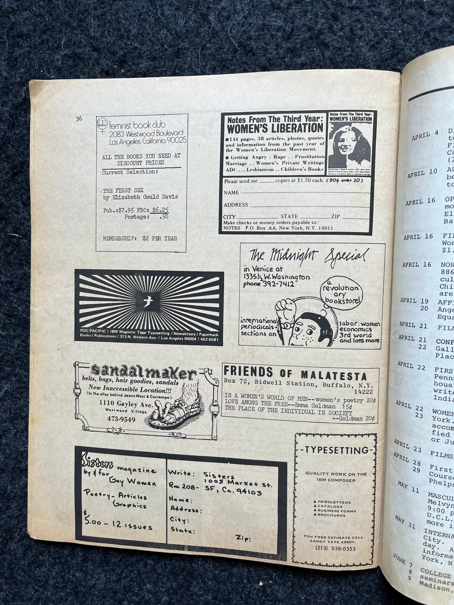 Vintage 1970s Feminist Newspaper, Everywoman 2nd Wave Feminism, LGBT Memorabilia, Feminist Gifts, Female Empowerment, Gifts for Women, Women