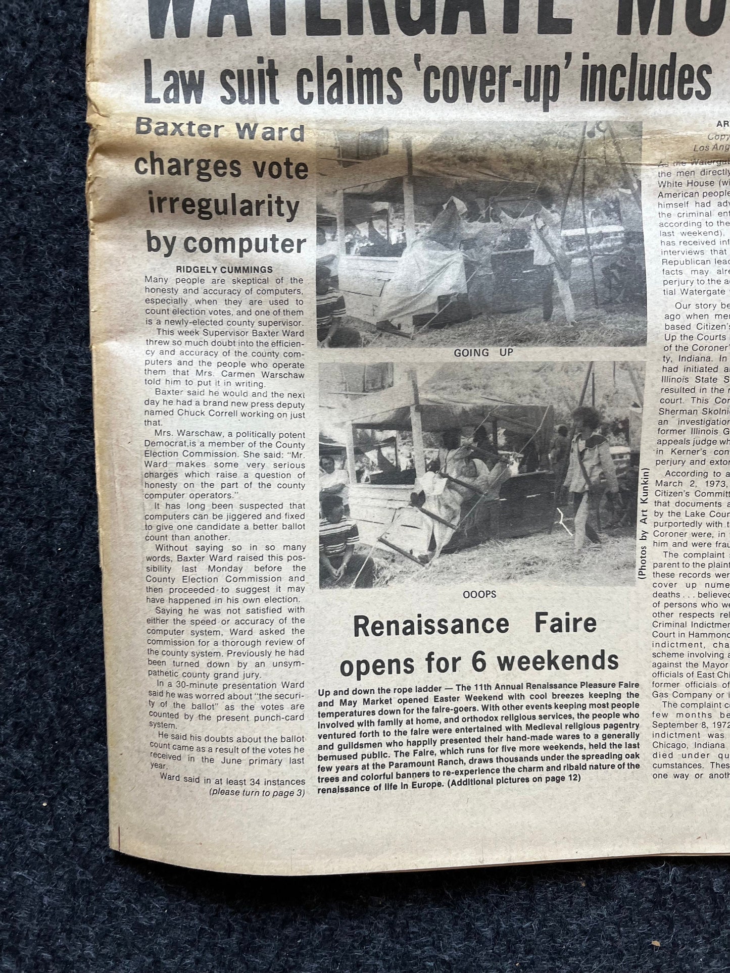 1970s CounterCulture LGBT Los Angeles Free Press, Black Panther Party, Underground Far-Left Newspaper, Vintage Newspaper, Original Newspaper