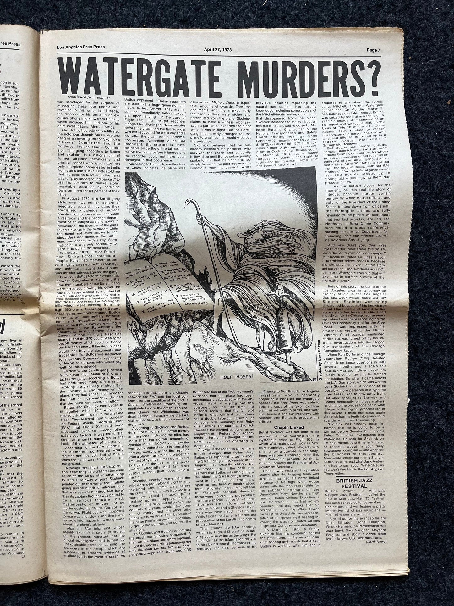 1970s CounterCulture LGBT Los Angeles Free Press, Black Panther Party, Underground Far-Left Newspaper, Vintage Newspaper, Original Newspaper