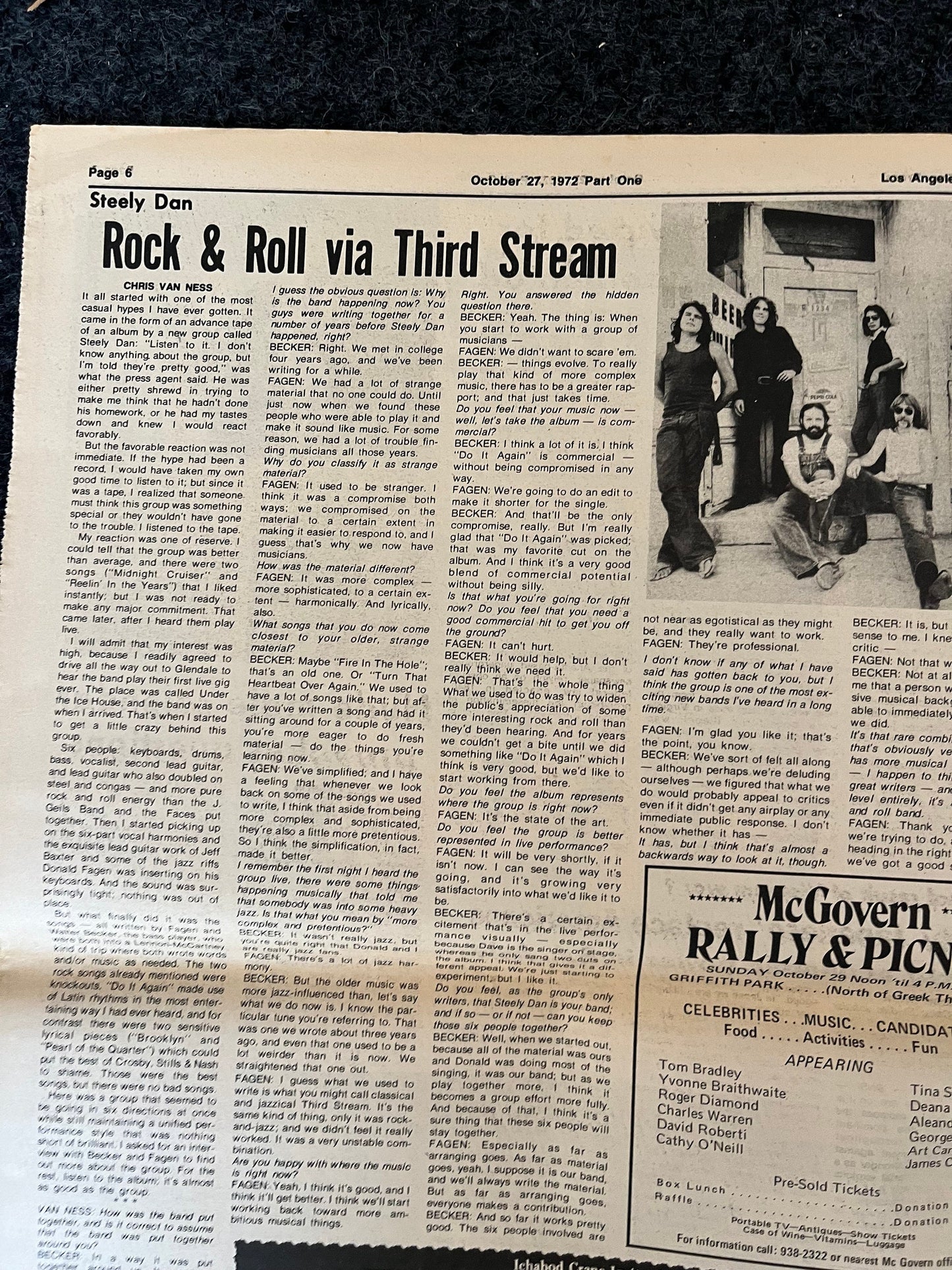 1970s CounterCulture LGBT Los Angeles Free Press, Black Panther Party, Underground Far-Left Newspaper, Vintage Newspaper, Original Newspaper