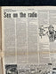 1970s CounterCulture LGBT Los Angeles Free Press, Black Panther Party, Underground Far-Left Newspaper, Vintage Newspaper, Original Newspaper