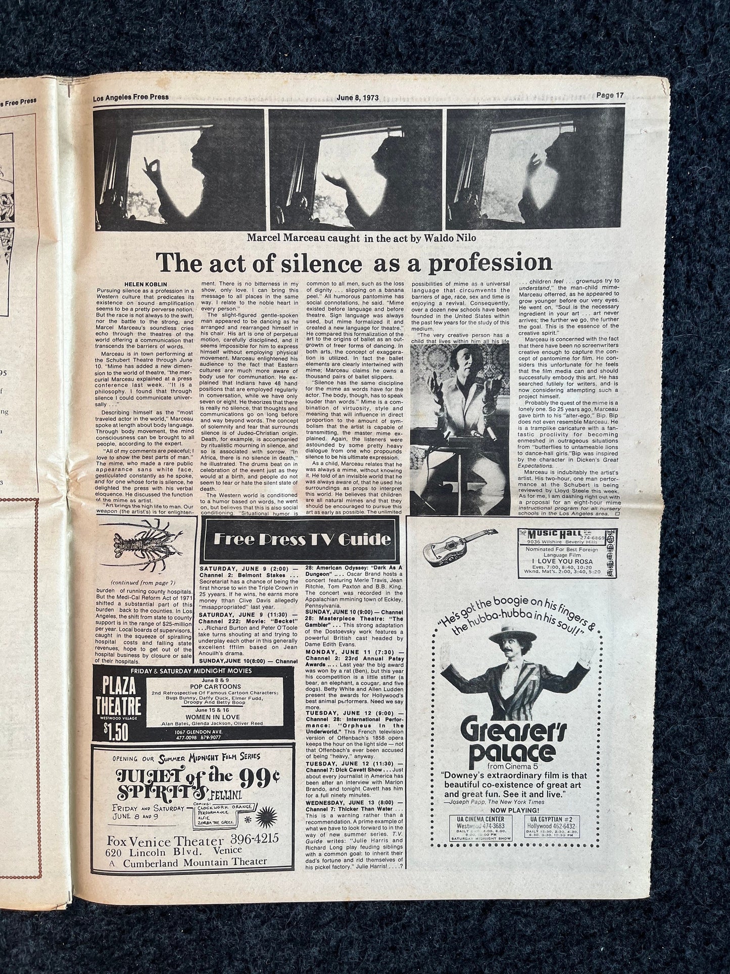 1970s CounterCulture LGBT Los Angeles Free Press, Black Panther Party, Underground Far-Left Newspaper, Vintage Newspaper, Original Newspaper