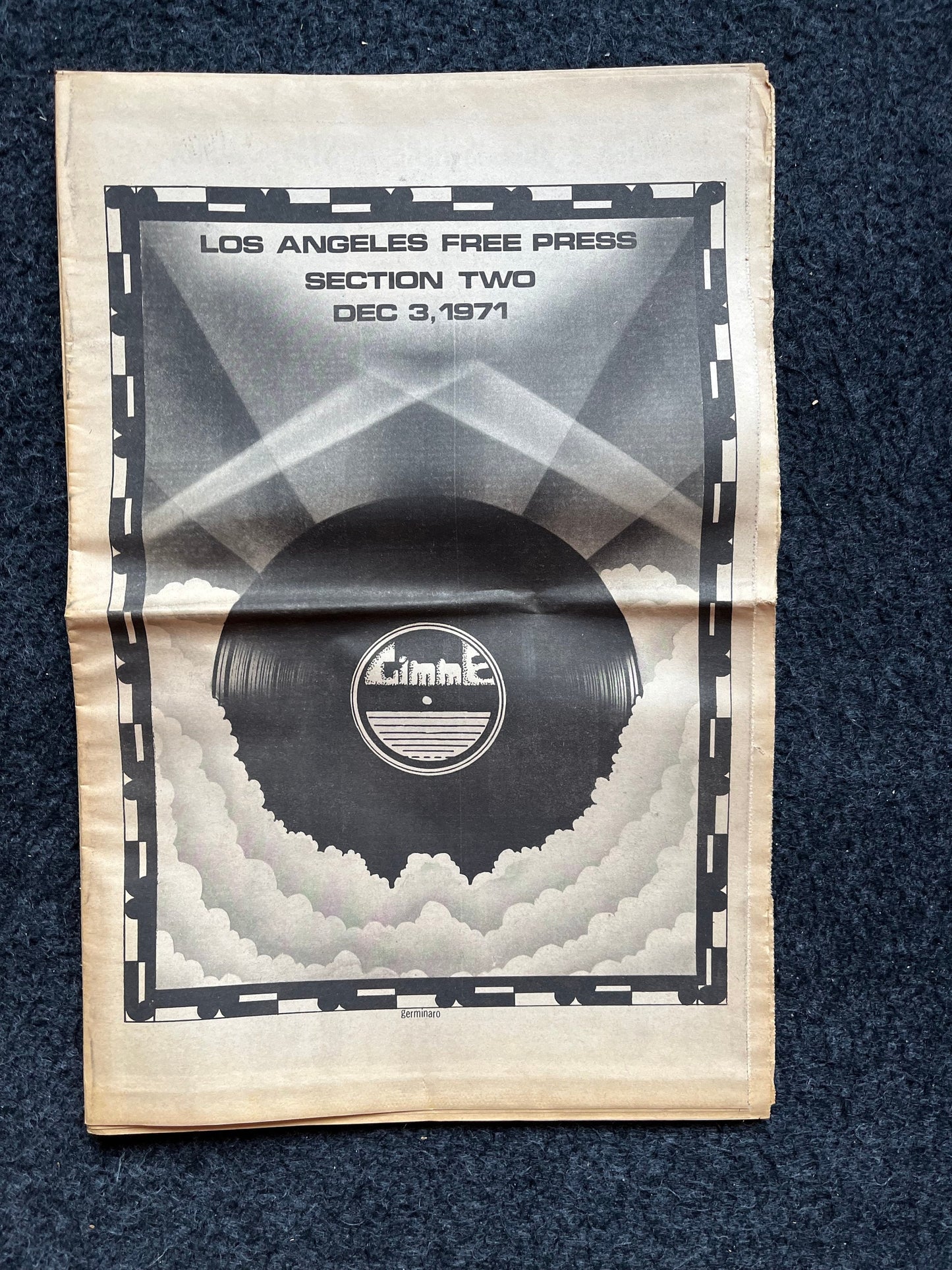1970s CounterCulture LGBT Los Angeles Free Press, Black Panther Party, Underground Far-Left Newspaper, Vintage Newspaper, Original Newspaper