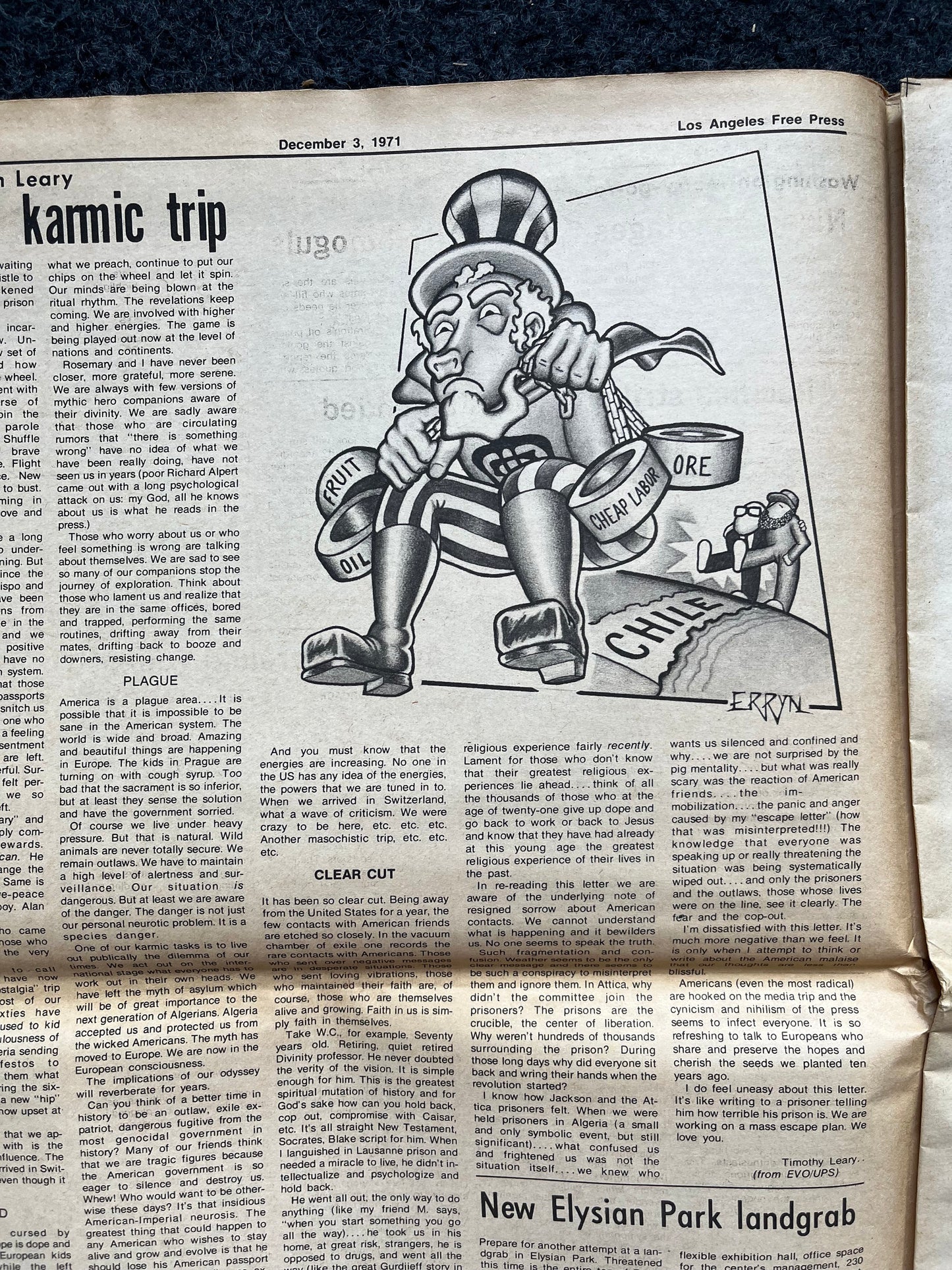 1970s CounterCulture LGBT Los Angeles Free Press, Black Panther Party, Underground Far-Left Newspaper, Vintage Newspaper, Original Newspaper