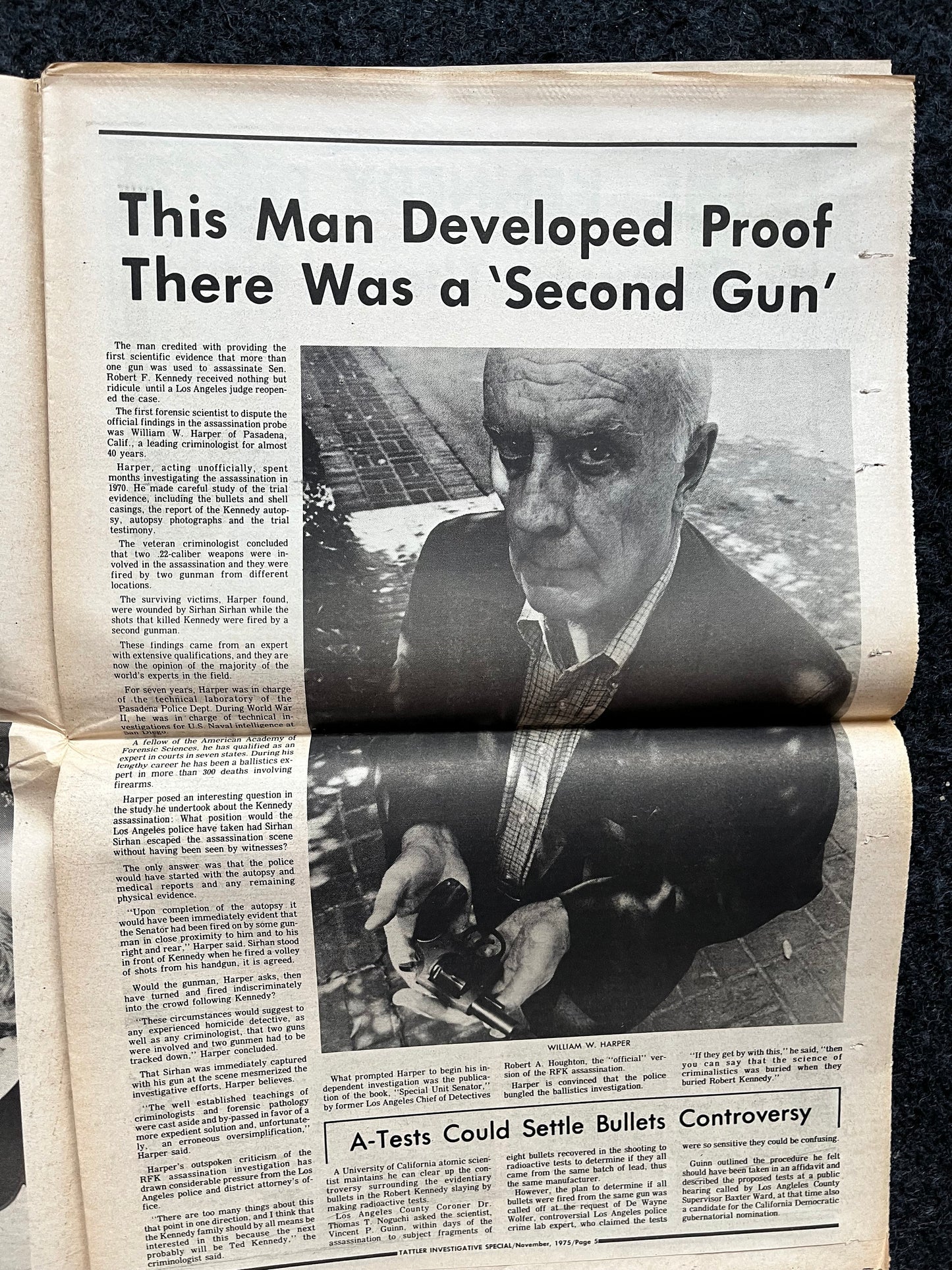 1970s RFK Assassination, Berkeley Tribe CounterCulture, Black Panther Party, Underground Newspaper, Vintage Newspaper, San Francisco