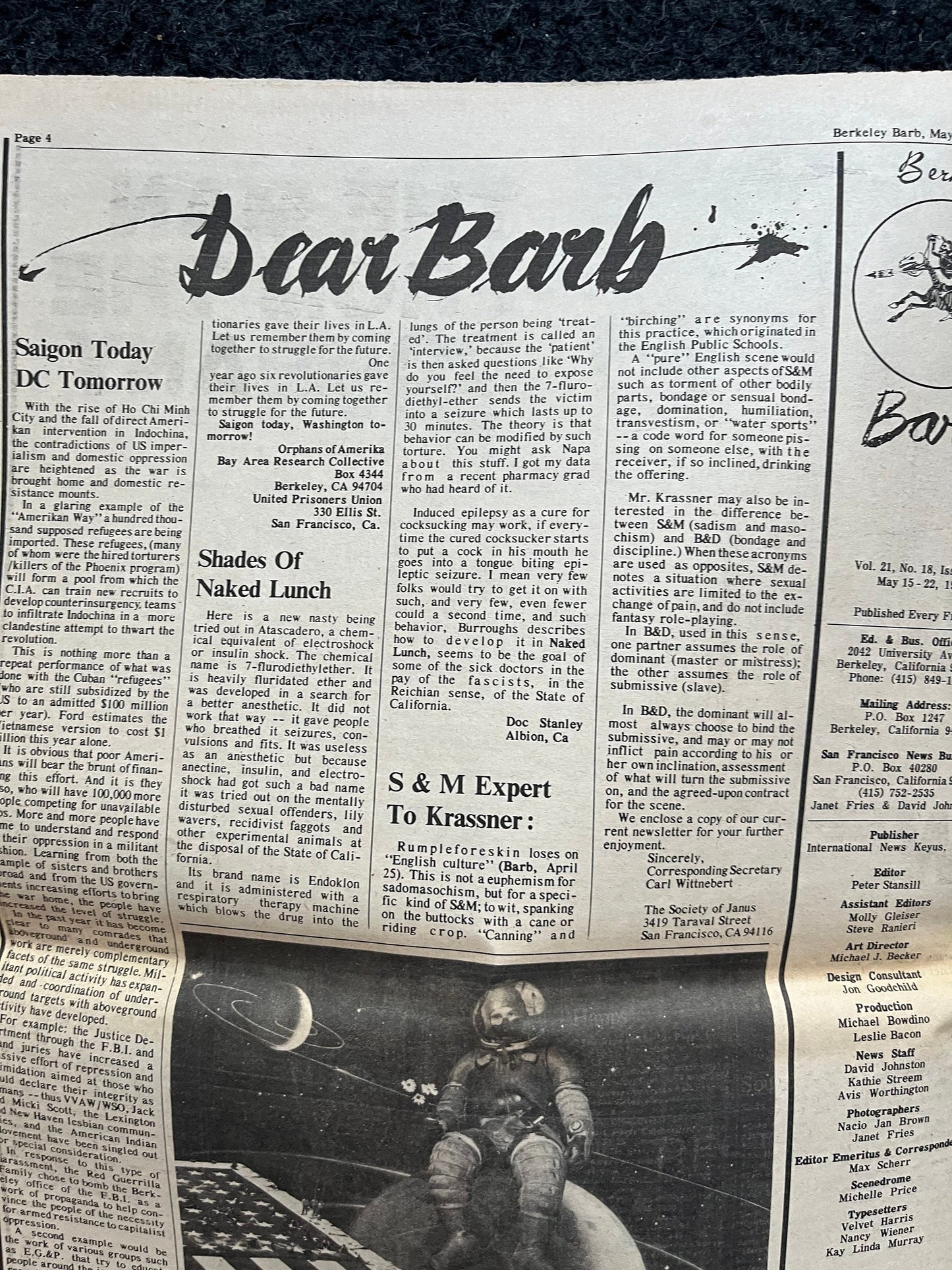 1970s Berkeley Tribe CounterCulture, Black Panther Party, Underground Newspaper, Vintage Newspaper, San Francisco California