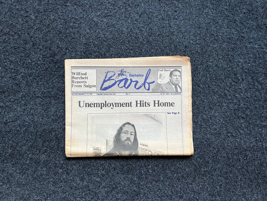 1970s Berkeley Tribe CounterCulture, Black Panther Party, Underground Newspaper, Vintage Newspaper, San Francisco California
