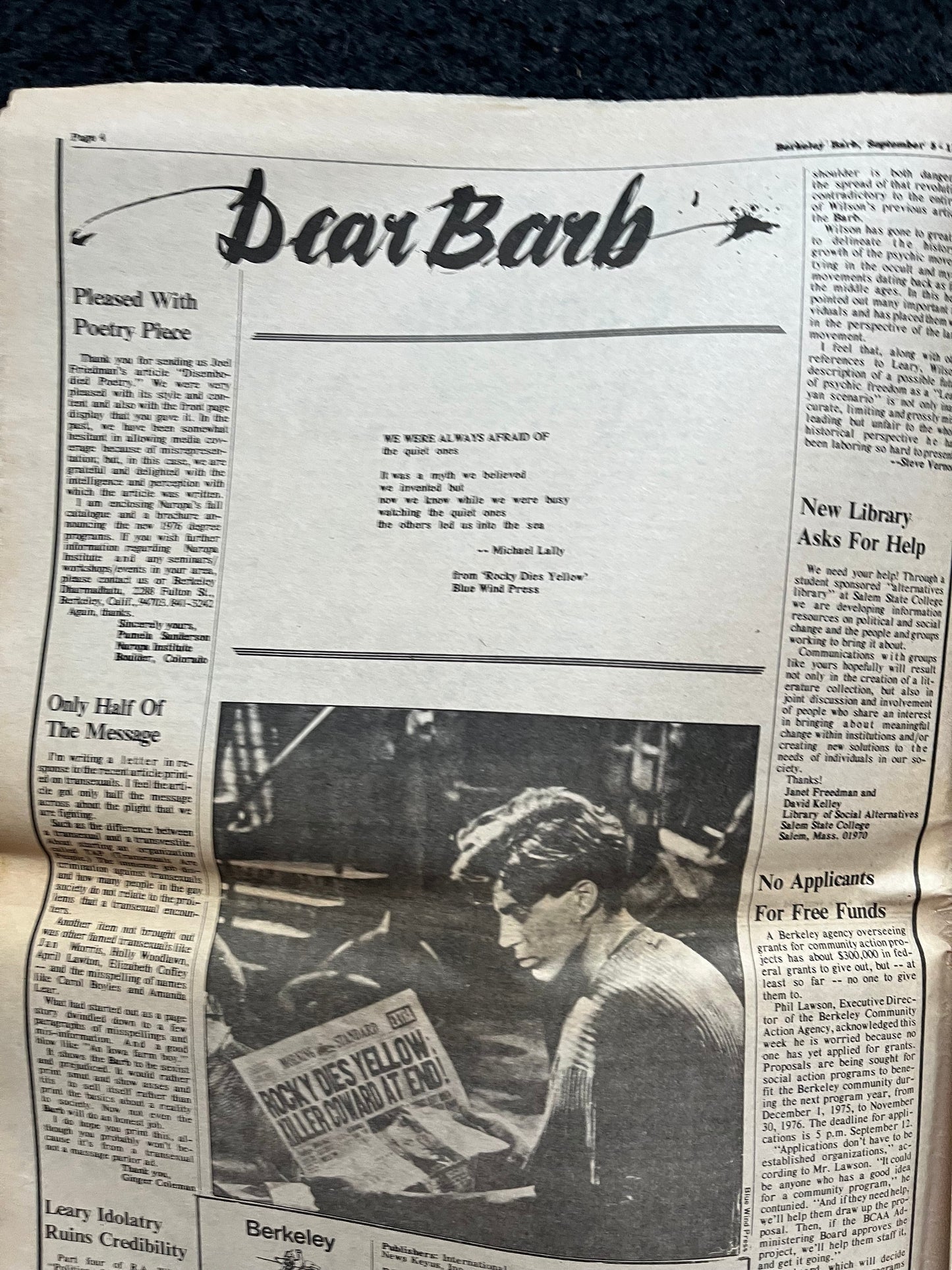 1970s Berkeley Tribe CounterCulture, Black Panther Party, Underground Newspaper, Vintage Newspaper, San Francisco California