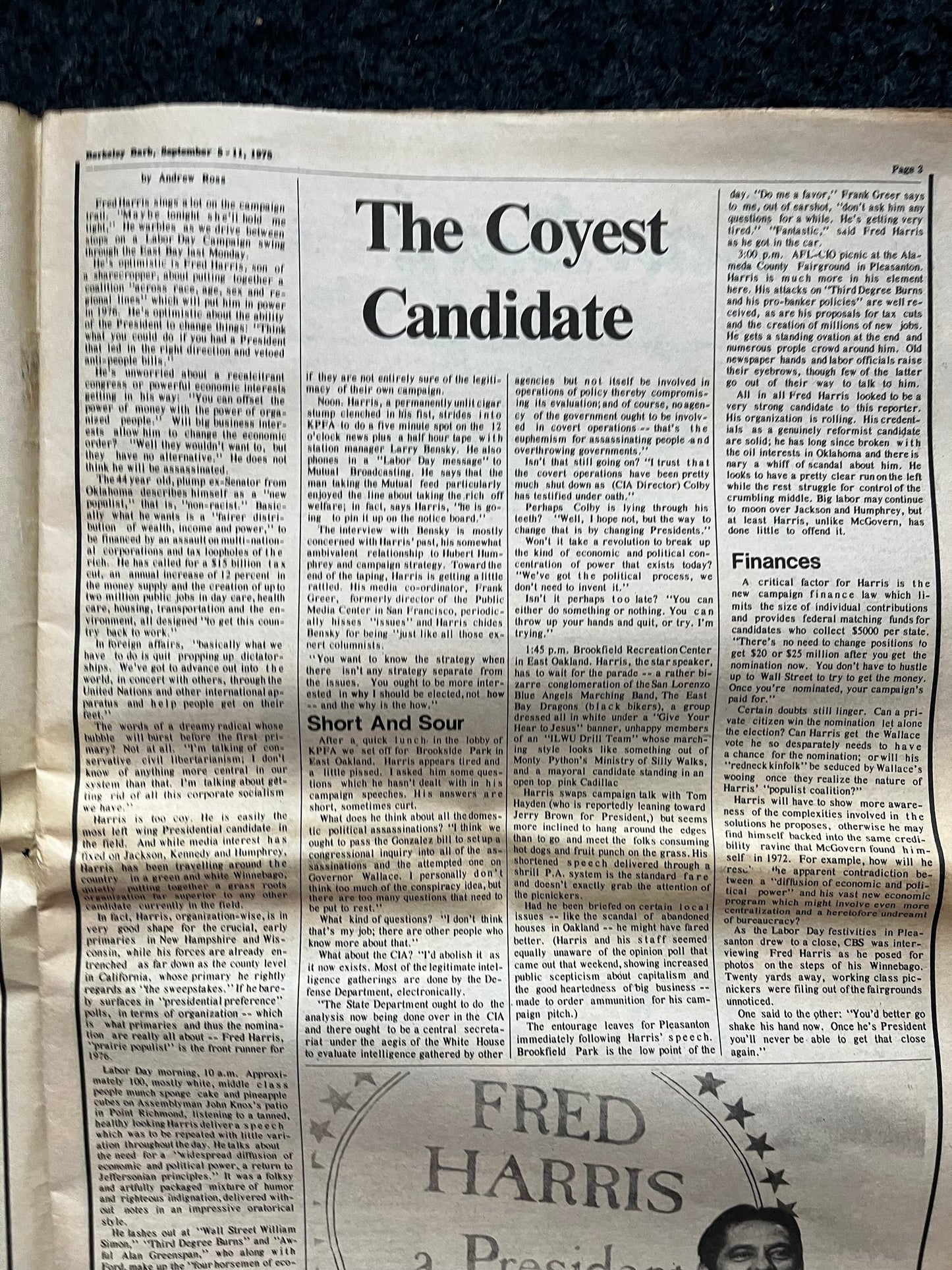1970s Berkeley Tribe CounterCulture, Black Panther Party, Underground Newspaper, Vintage Newspaper, San Francisco California