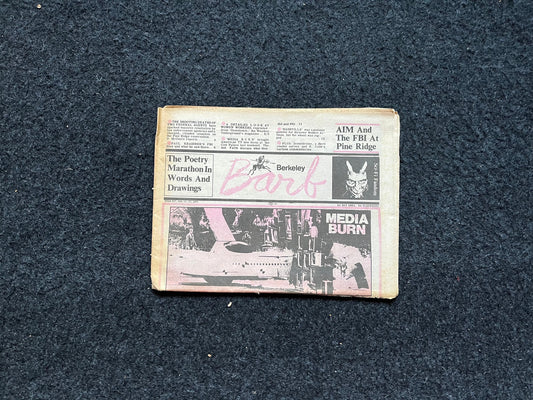 1970s Berkeley Tribe CounterCulture, Black Panther Party, Underground Newspaper, Vintage Newspaper, San Francisco California