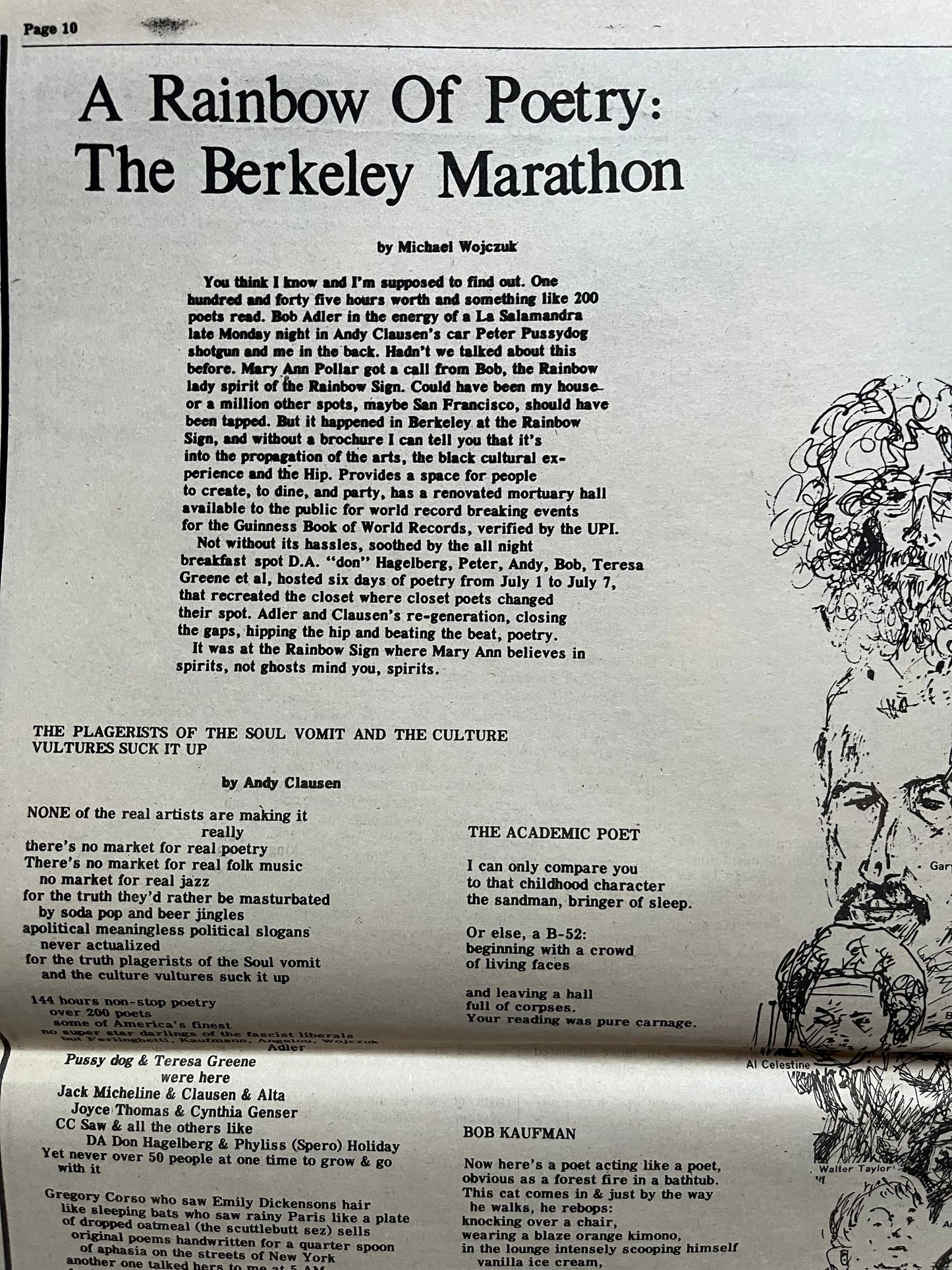 1970s Berkeley Tribe CounterCulture, Black Panther Party, Underground Newspaper, Vintage Newspaper, San Francisco California