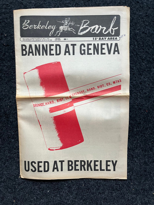 1970s Berkeley Tribe CounterCulture, Black Panther Party, Underground Newspaper, Vintage Newspaper, San Francisco California