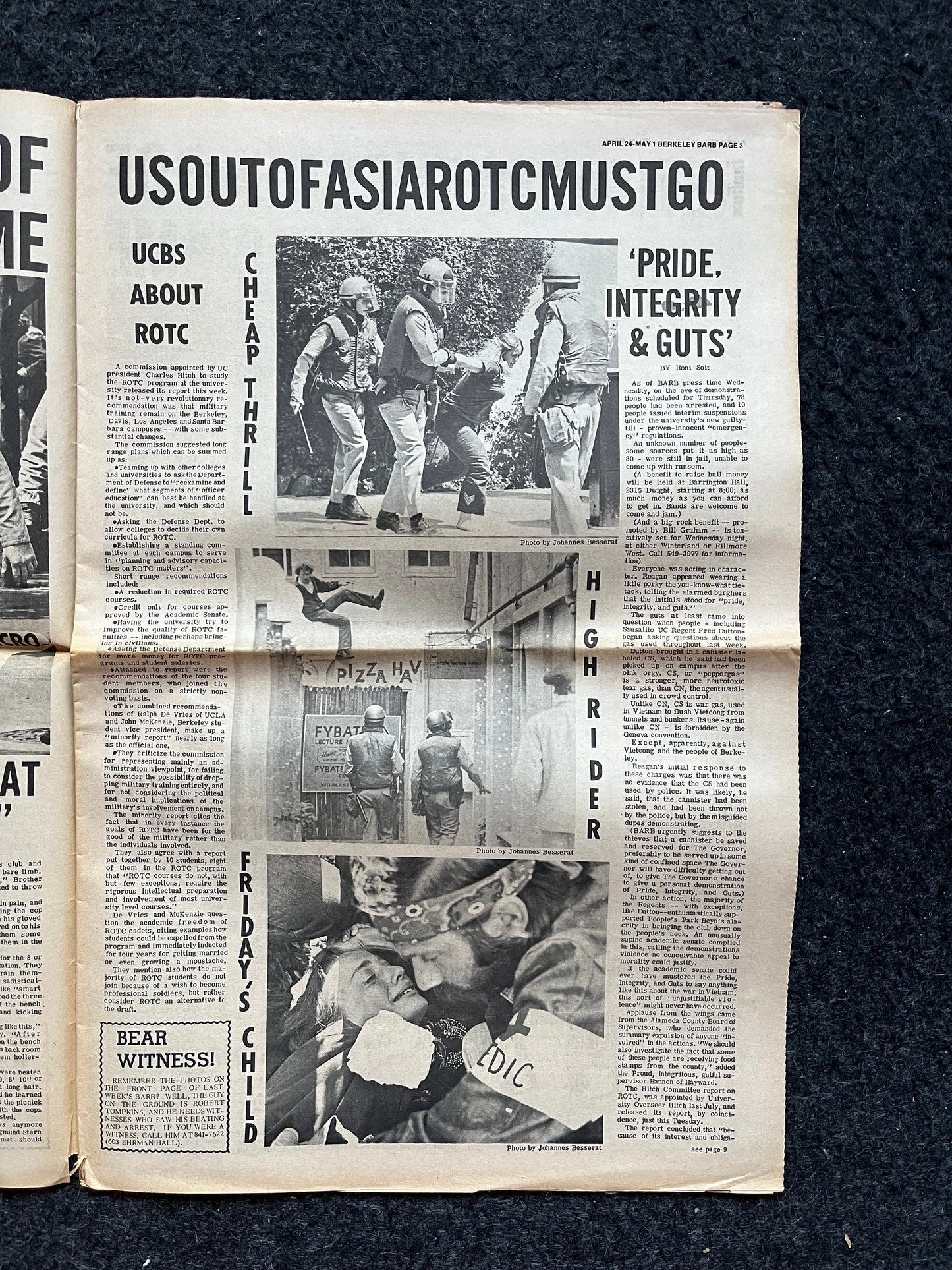 1970s Berkeley Tribe CounterCulture, Black Panther Party, Underground Newspaper, Vintage Newspaper, San Francisco California