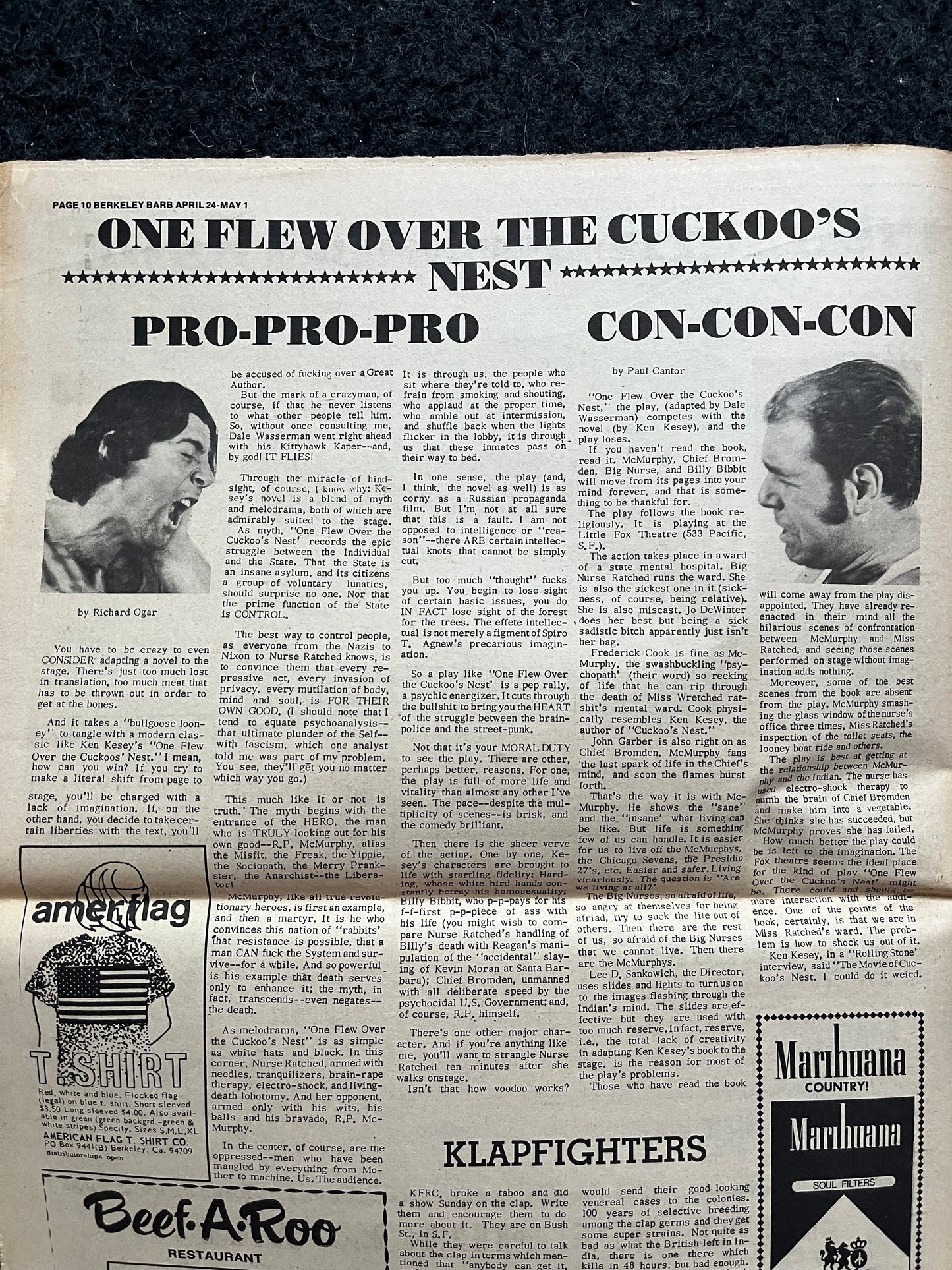 1970s Berkeley Tribe CounterCulture, Black Panther Party, Underground Newspaper, Vintage Newspaper, San Francisco California
