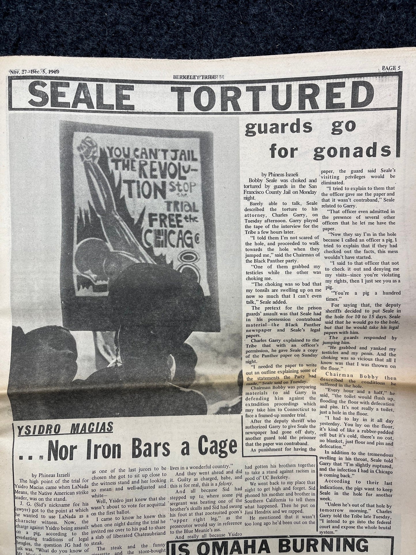 1970s Berkeley Tribe CounterCulture, Black Panther Party, Underground Newspaper, Vintage Newspaper, San Francisco California