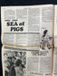 1970s Berkeley Tribe CounterCulture, Black Panther Party, Underground Newspaper, Vintage Newspaper, San Francisco California