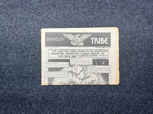 1970s Berkeley Tribe CounterCulture, Black Panther Party, Underground Newspaper, Vintage Newspaper, San Francisco California