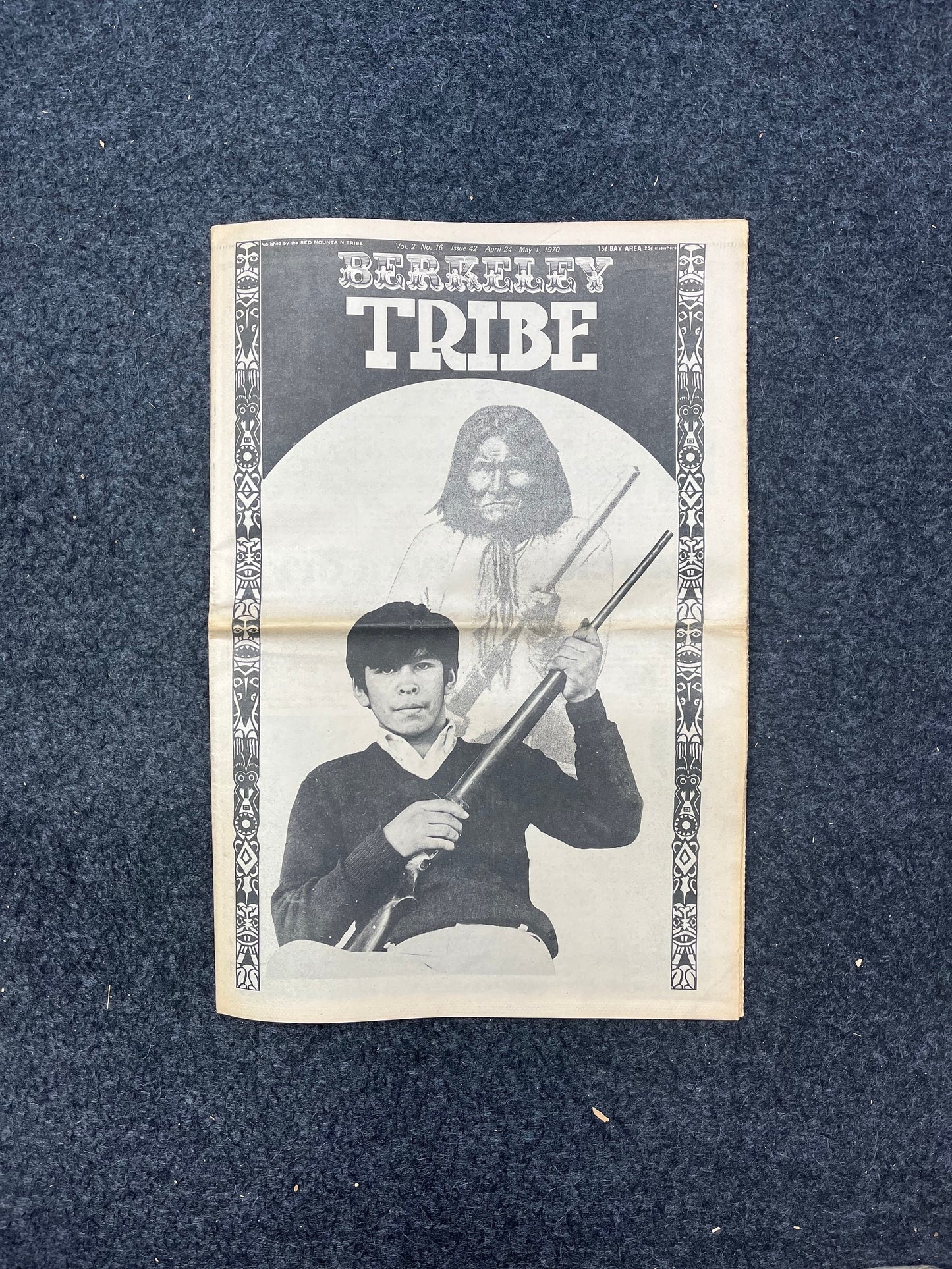 1970s Berkeley Tribe CounterCulture, Black Panther Party, Underground Newspaper, Vintage Newspaper, San Francisco California