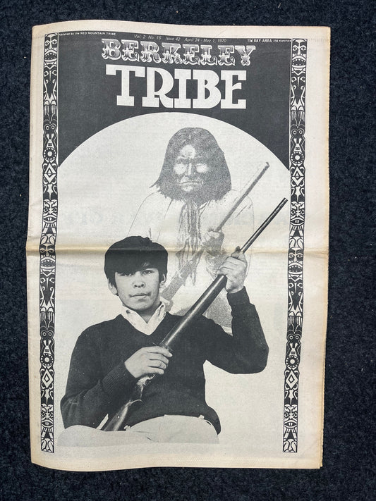 1970s Berkeley Tribe CounterCulture, Black Panther Party, Underground Newspaper, Vintage Newspaper, San Francisco California