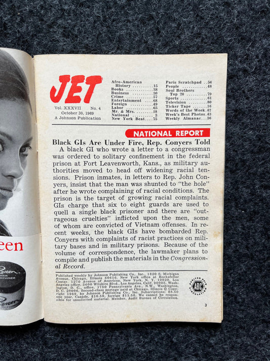 Vintage 1970s JET Magazine - Black Soul Magazine, Black Political Movements Civil Rights Era, Vintage Magazines, Black Pinup Models