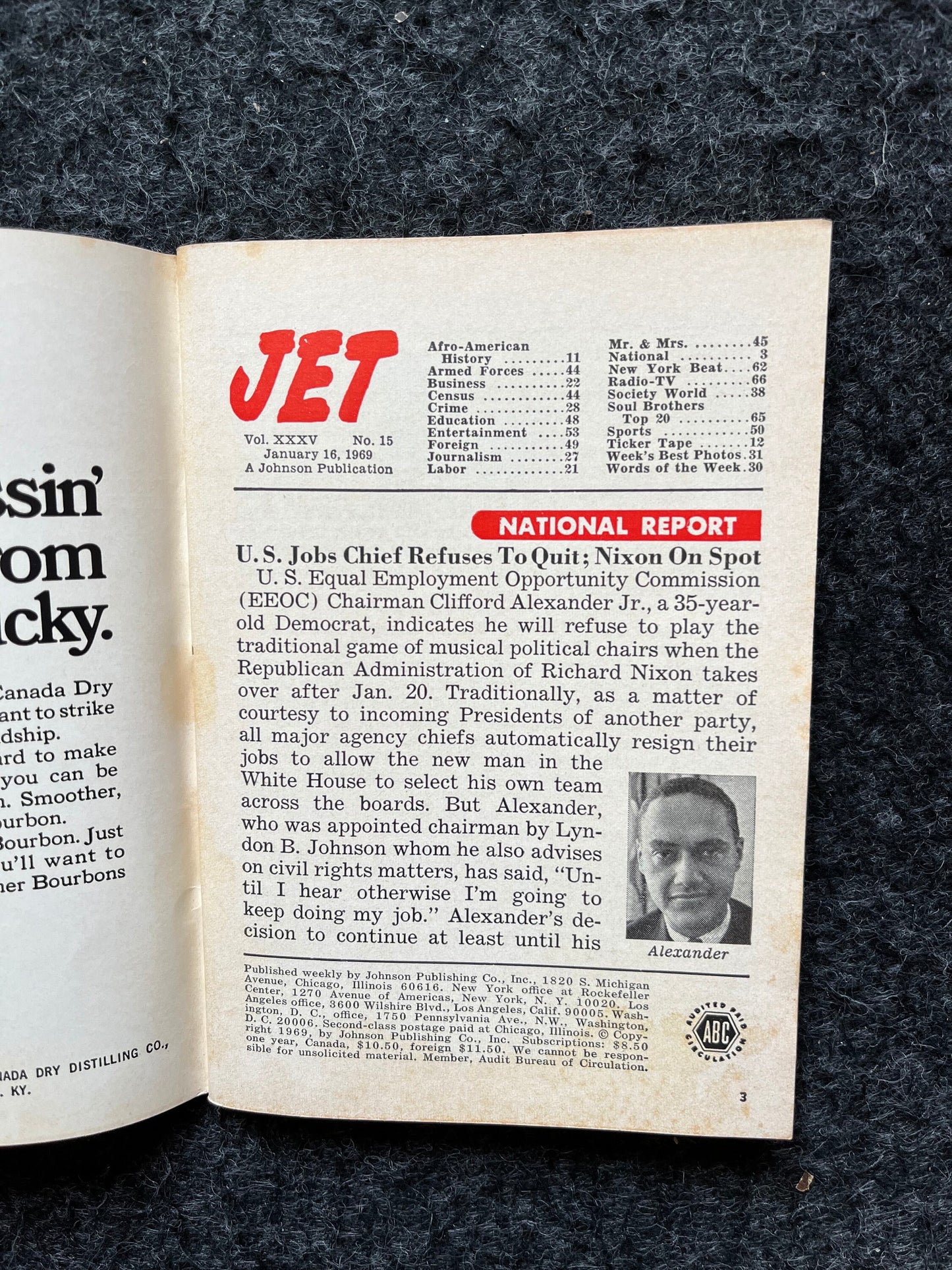 Vintage 1970s JET Magazine - Black Soul Magazine, Black Political Movements Civil Rights Era, Vintage Magazines, Black Pinup Models