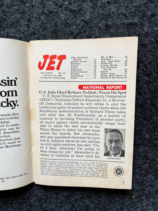 Vintage 1970s JET Magazine - Black Soul Magazine, Black Political Movements Civil Rights Era, Vintage Magazines, Black Pinup Models