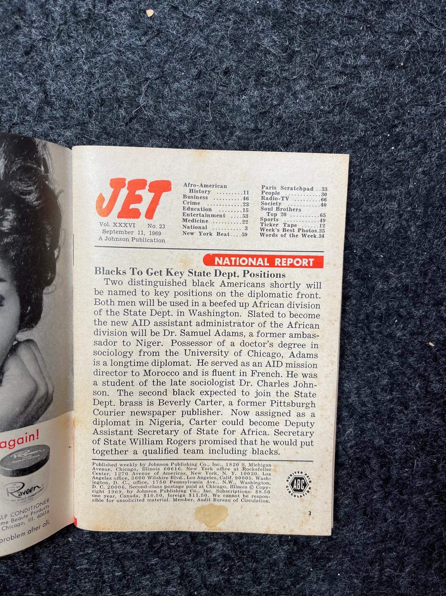 Vintage 1970s JET Magazine - Black Soul Magazine, Black Political Movements Civil Rights Era, Vintage Magazines, Black Pinup Models