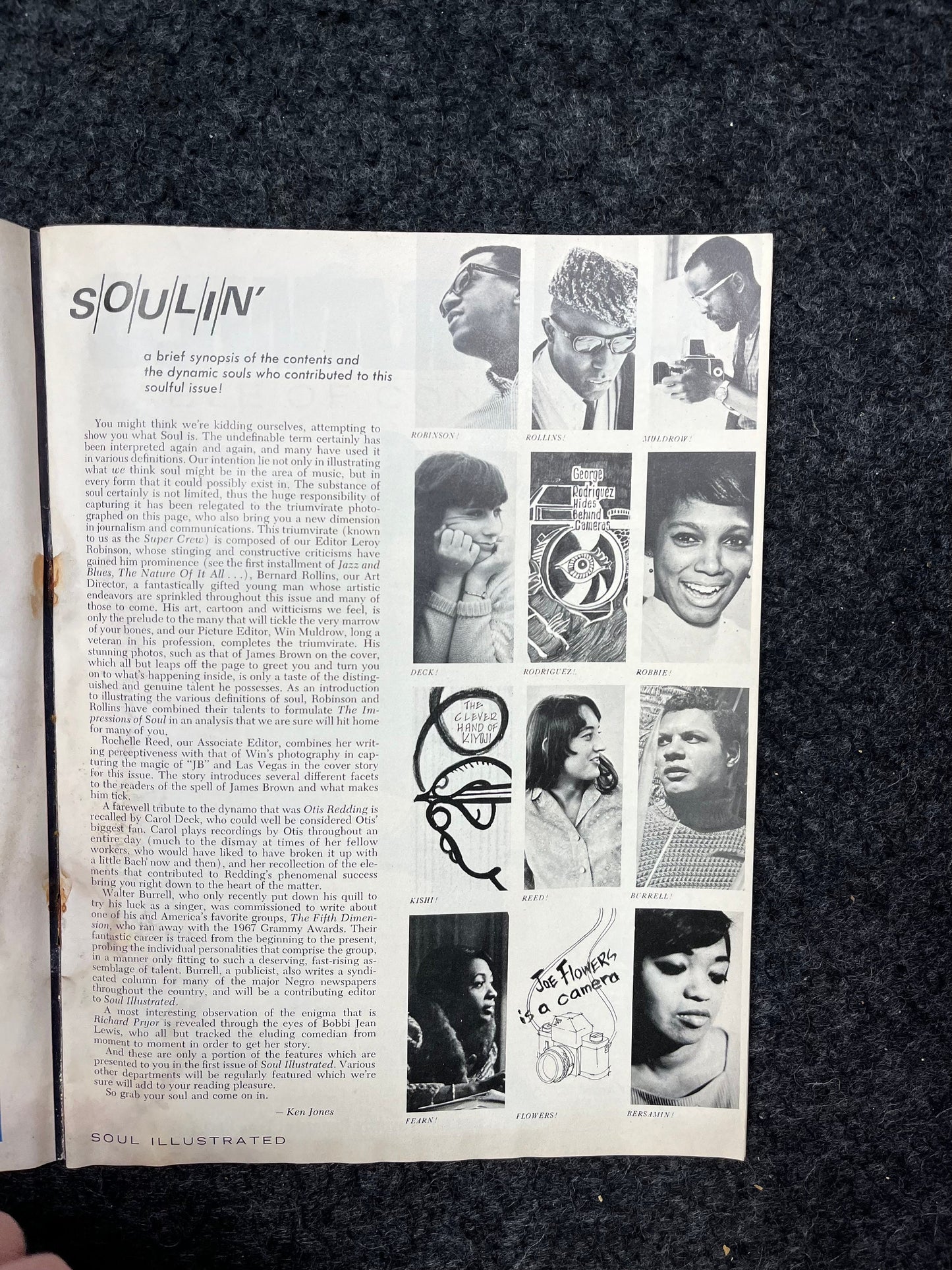 Vintage 1970s Soul Motown Magazine - Black Soul Magazine, Black Political Movements Civil Rights Era, Vintage Magazines, Black Pinup Models