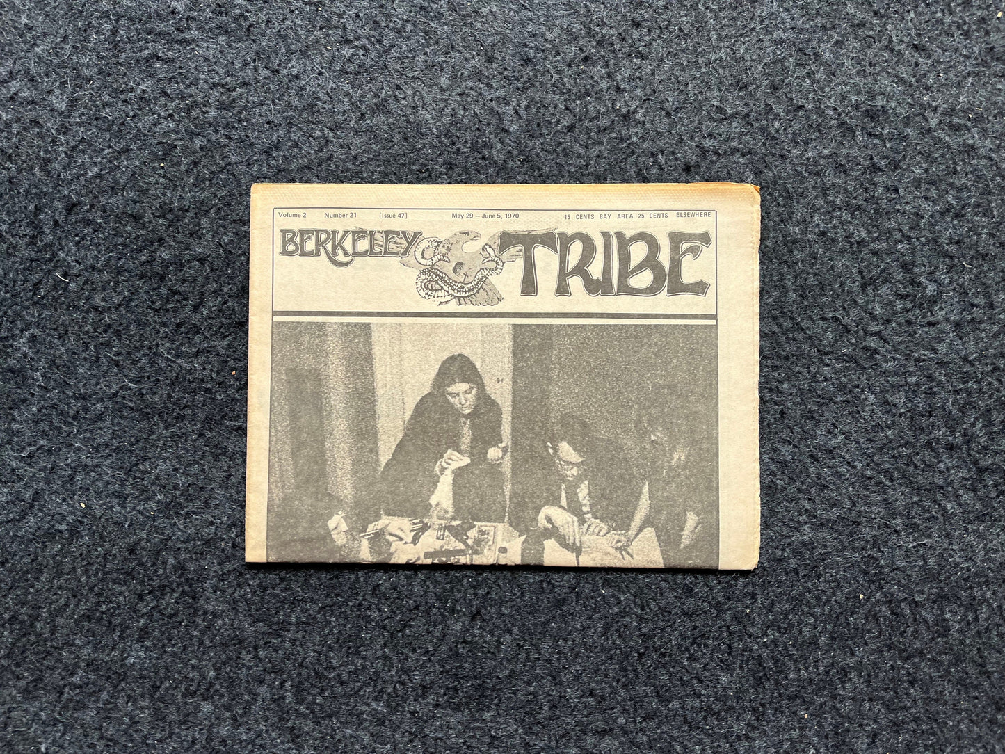1970s Support for Vietcong CounterCulture Newspaper, Black Panther Party, Underground Far-Left Newspaper, Vintage Newspaper, Political Gifts
